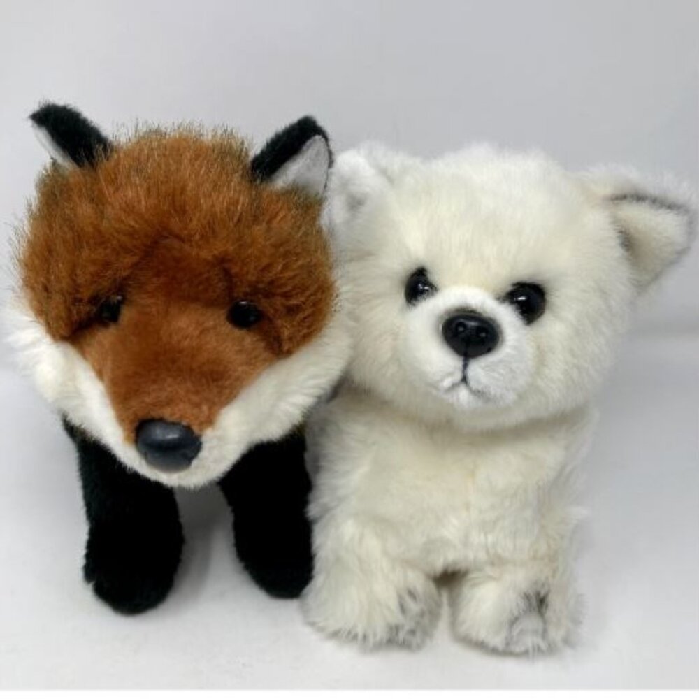 Woodland Fox Plush Bundle Douglas Red Fox & Morehead Arctic Fox